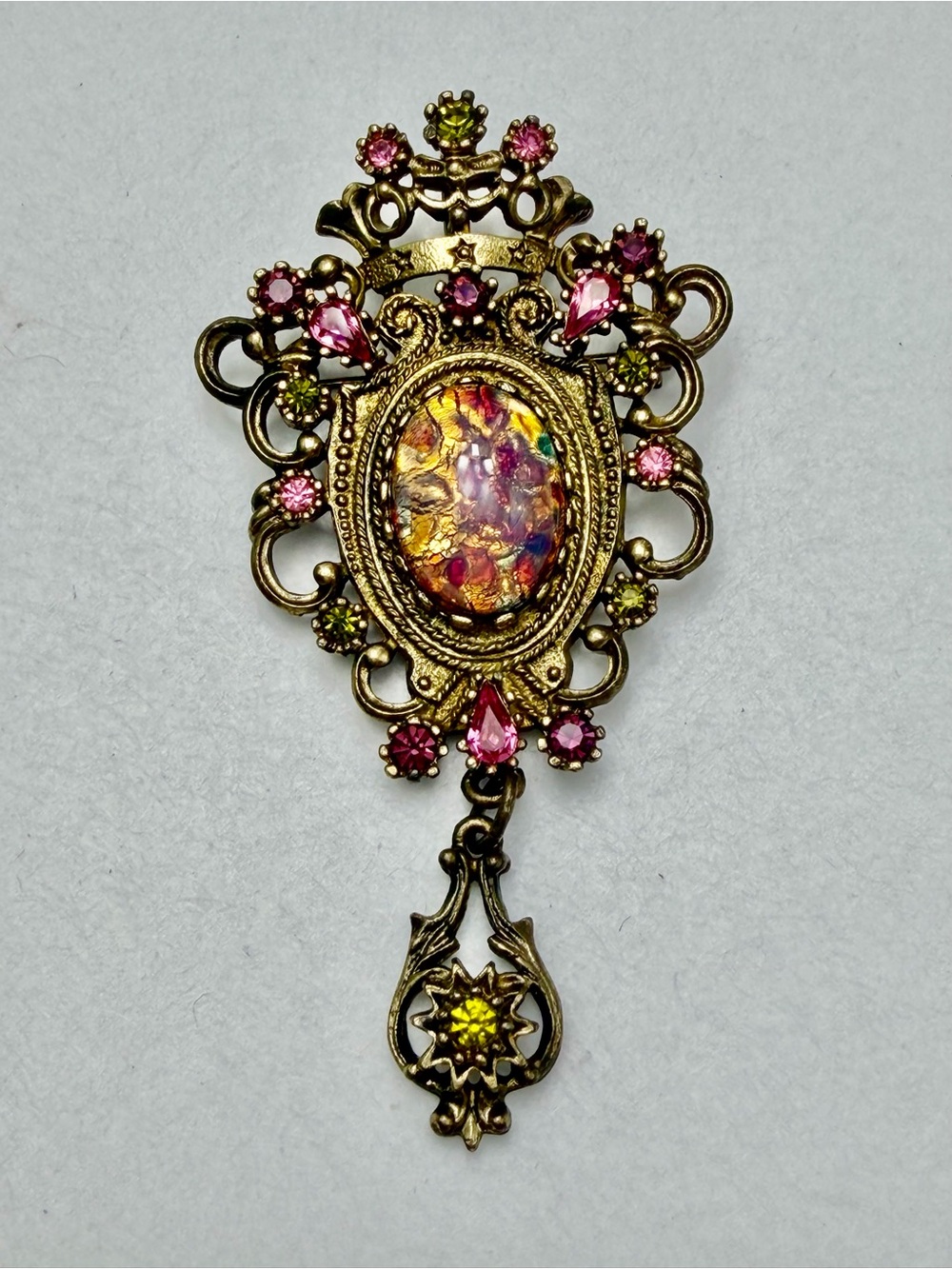 Sarah Coventry Contessa Brooch Vintage #cz400